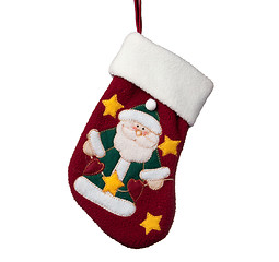 Image showing Child's Xmas stocking isolated