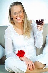 Image showing Women with wine