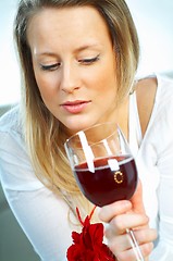 Image showing Women with wine