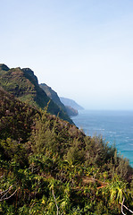 Image showing Kalalau trail on Kauai