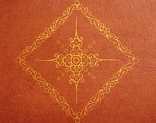 Image showing Close-up of leather surface
