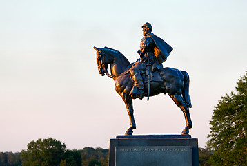 Image showing Stonewall Jackson at Manassas Battlefield