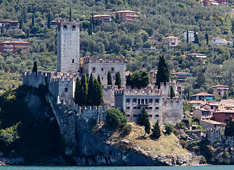 Image showing Malcesine castle