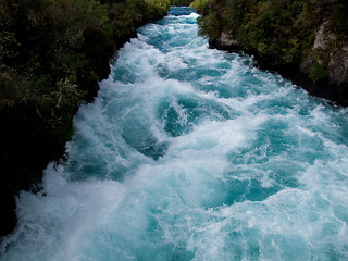 Image showing Huka falls in New Zealand