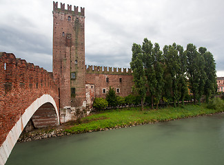 Image showing Castel Vecchio bridge