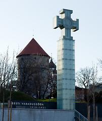 Image showing Glass Cross Freedom Square