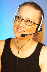 Image showing Call Centre Agent