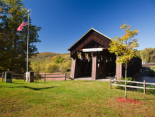 Image showing Downsville Covered Bridge