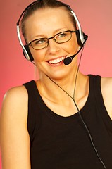 Image showing Call Centre Agent