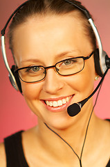 Image showing Call Centre Agent