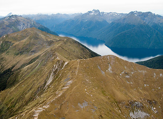 Image showing Mountains near Queenstown in New Zealand