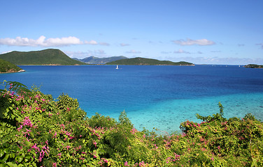 Image showing Blue Ocean off St John