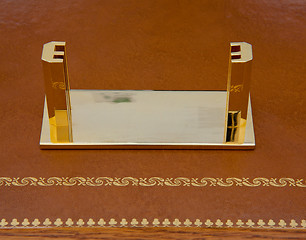 Image showing Brass business card holder