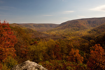 Image showing Autumn valley