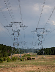 Image showing Electricity Pylons