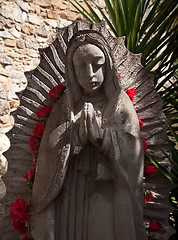 Image showing Statue of Virgin Mary near San Antonio