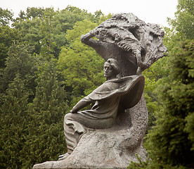 Image showing Frederick Chopin Statue