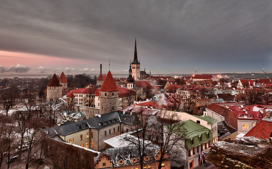 Image showing Old town of Tallinn