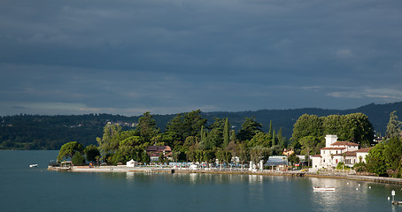 Image showing Gardone on Lake Garda