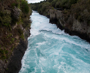 Image showing Huka falls in New Zealand