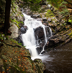 Image showing Waconah falls in Berkshires