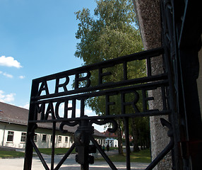 Image showing Gate to Dachau