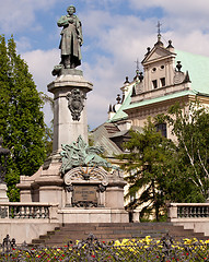 Image showing Mickiewicz statue