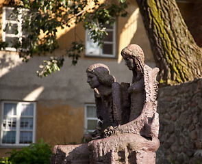 Image showing Old statue in Warsaw