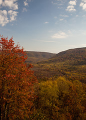 Image showing Autumn valley