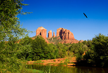 Image showing Cathedral Rocks near Sedona