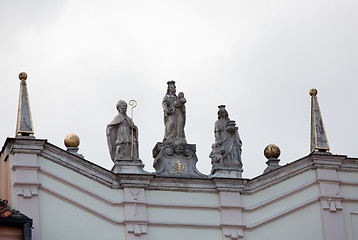 Image showing Statues of Mary in Warsaw