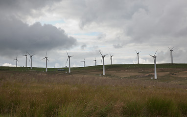Image showing Wales Wind Turbines