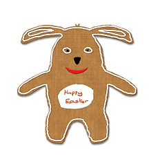 Image showing Easter bunny illustration of cookie