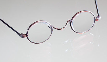 Image showing Antique reading glasses isolated