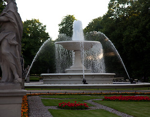 Image showing Fountain in Saxon Gardens