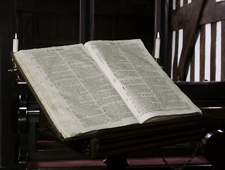 Image showing Ancient Church Bible