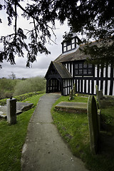 Image showing Melverley Church Path