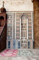 Image showing Decorated areas facing mecca in the Citadel Cairo