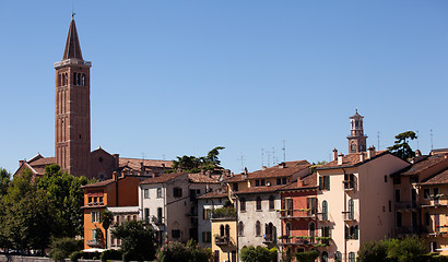 Image showing River front in Verona