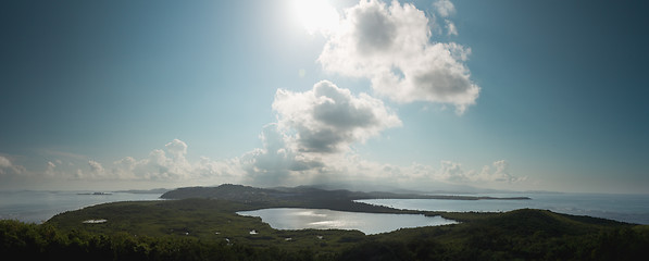 Image showing View toward El Yunque from lighthouse