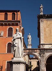 Image showing Statue of Dante in Verona