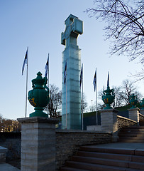 Image showing Glass Cross Freedom Square