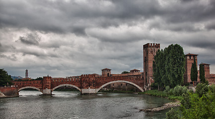 Image showing Castel Vecchio bridge