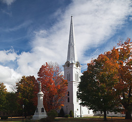 Image showing Manchester Vermont in Fall