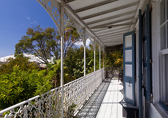 Image showing Verandah overlooking Charlotte Amalie