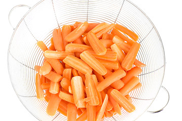 Image showing Baby carrots