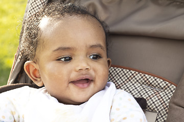 Image showing Smiling baby girl