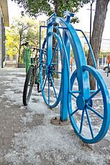 Image showing Bike rack