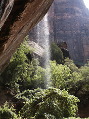 Image showing Waterfall from Emerald Pools