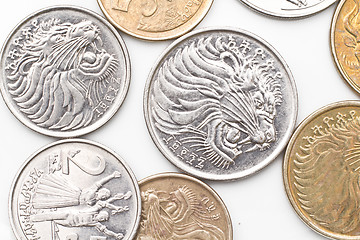 Image showing Coins of Ethiopian Currency